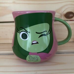 Disney Pixar Movie Inside Out Disgust Green and Pink Character Mug 2015
